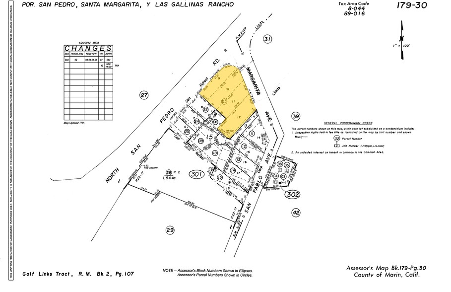 71 San Pablo Ave, San Rafael, CA for sale - Plat Map - Image 1 of 1