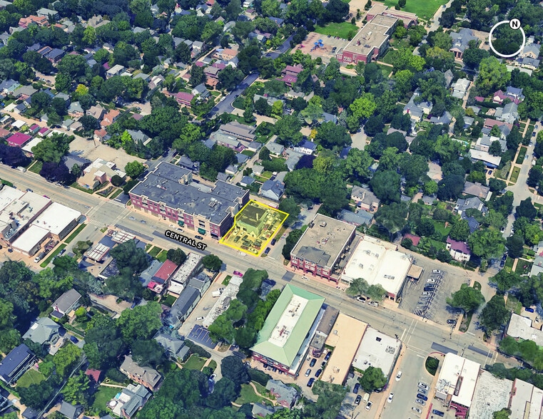 2945-49 Central St, Evanston, IL for lease - Aerial - Image 2 of 4