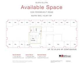 1200 Roosevelt Rd, Glen Ellyn, IL for lease Floor Plan- Image 1 of 7