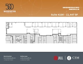 500 Washington Ave S, Minneapolis, MN à louer Plan d’étage- Image 1 de 1
