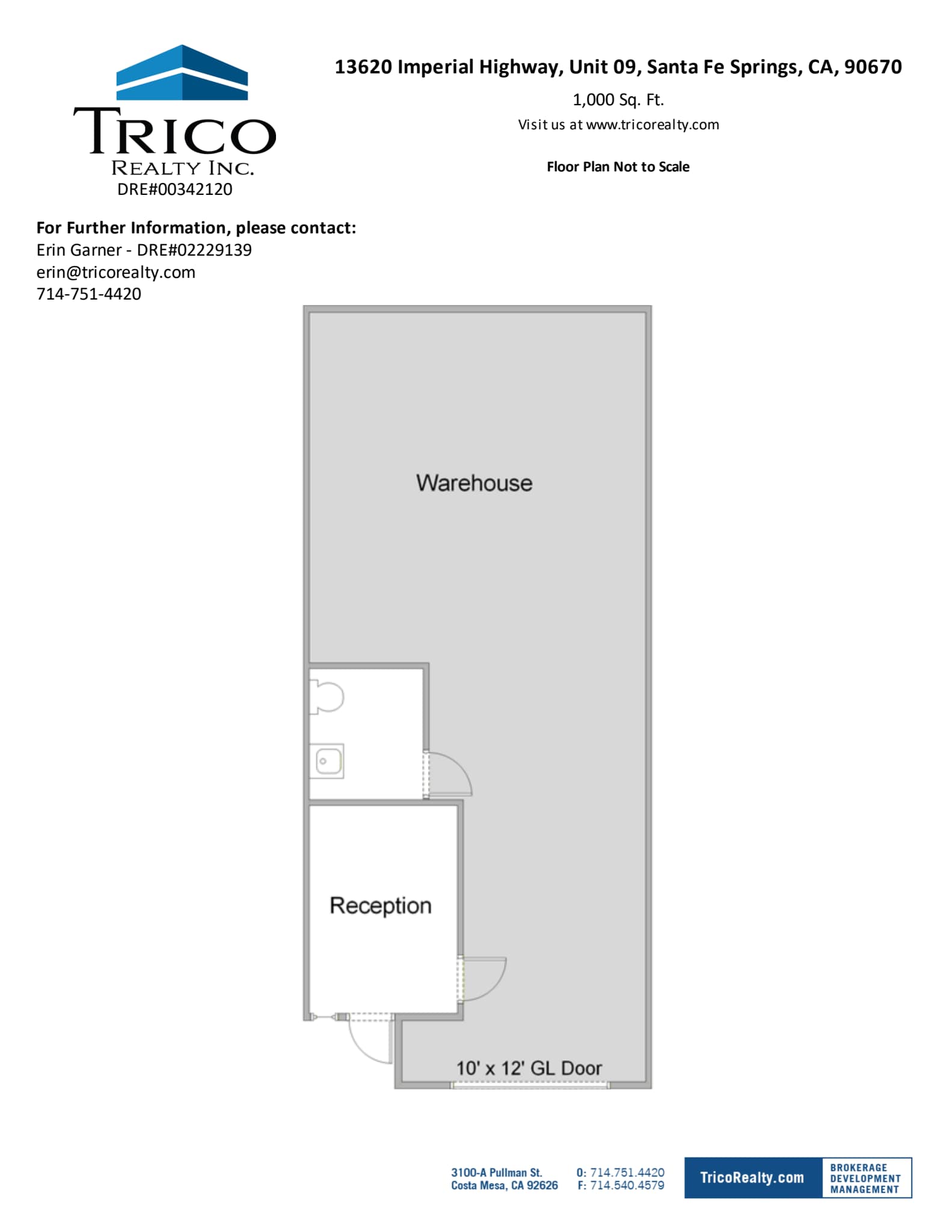 13600-13640 Imperial Hwy, Santa Fe Springs, CA à louer Plan d’étage- Image 1 de 1
