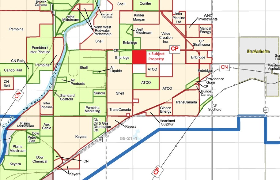 Range Road 213, Fort Saskatchewan, AB for sale - Aerial - Image 1 of 7