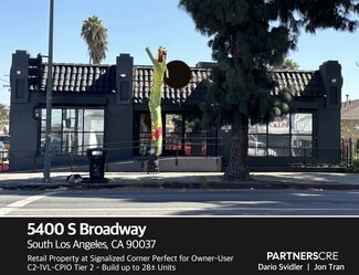 Plus de détails pour 5400 S Broadway, Los Angeles, CA - Vente au détail à vendre