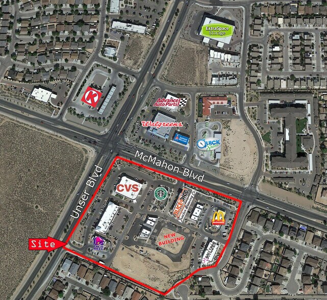 Unser Blvd NW & McMahon Blvd NW, Albuquerque, NM à louer - Aérien - Image 3 de 4