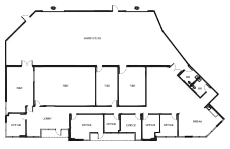 1491 Poinsettia Ave, Vista, CA for lease Floor Plan- Image 1 of 1
