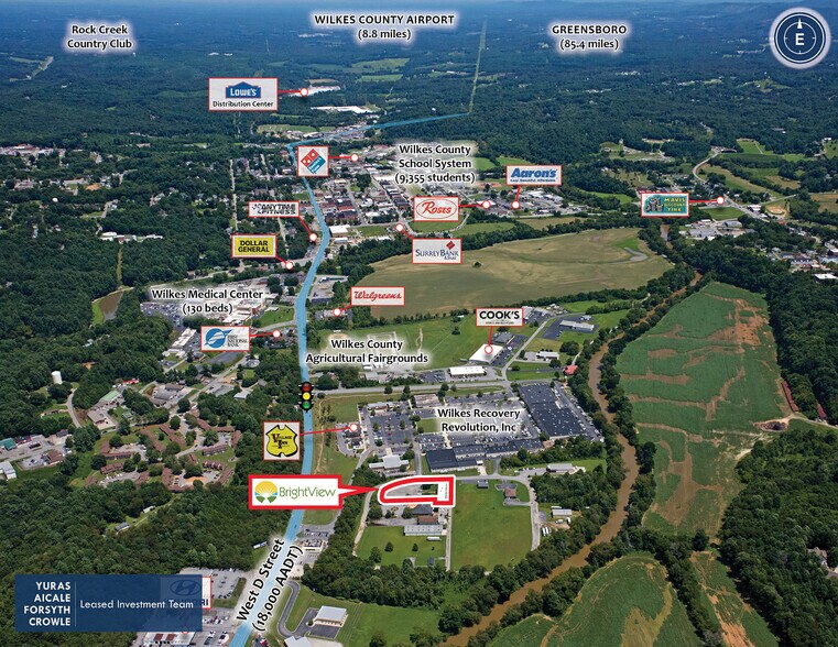 194 W Park Cir, North Wilkesboro, NC à louer - Photo du bâtiment - Image 3 de 6