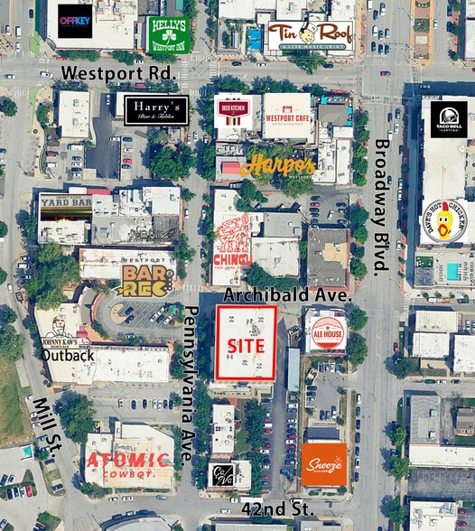 4141 Pennsylvania Ave, Kansas City, MO à louer - Aérien - Image 2 de 6