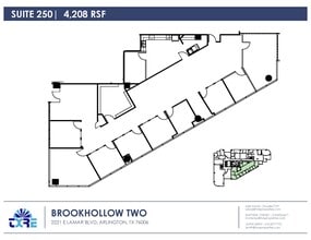 2301 E Lamar Blvd, Arlington, TX à louer Plan d’étage- Image 1 de 1