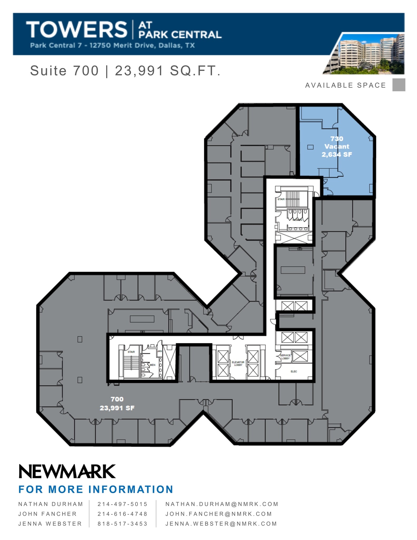 12750 Merit Dr, Dallas, TX à louer Plan de site- Image 1 de 2