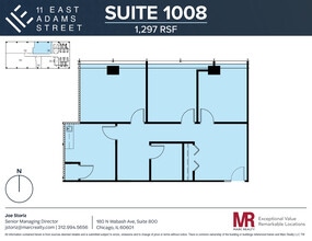 11 E Adams St, Chicago, IL for lease Floor Plan- Image 1 of 6