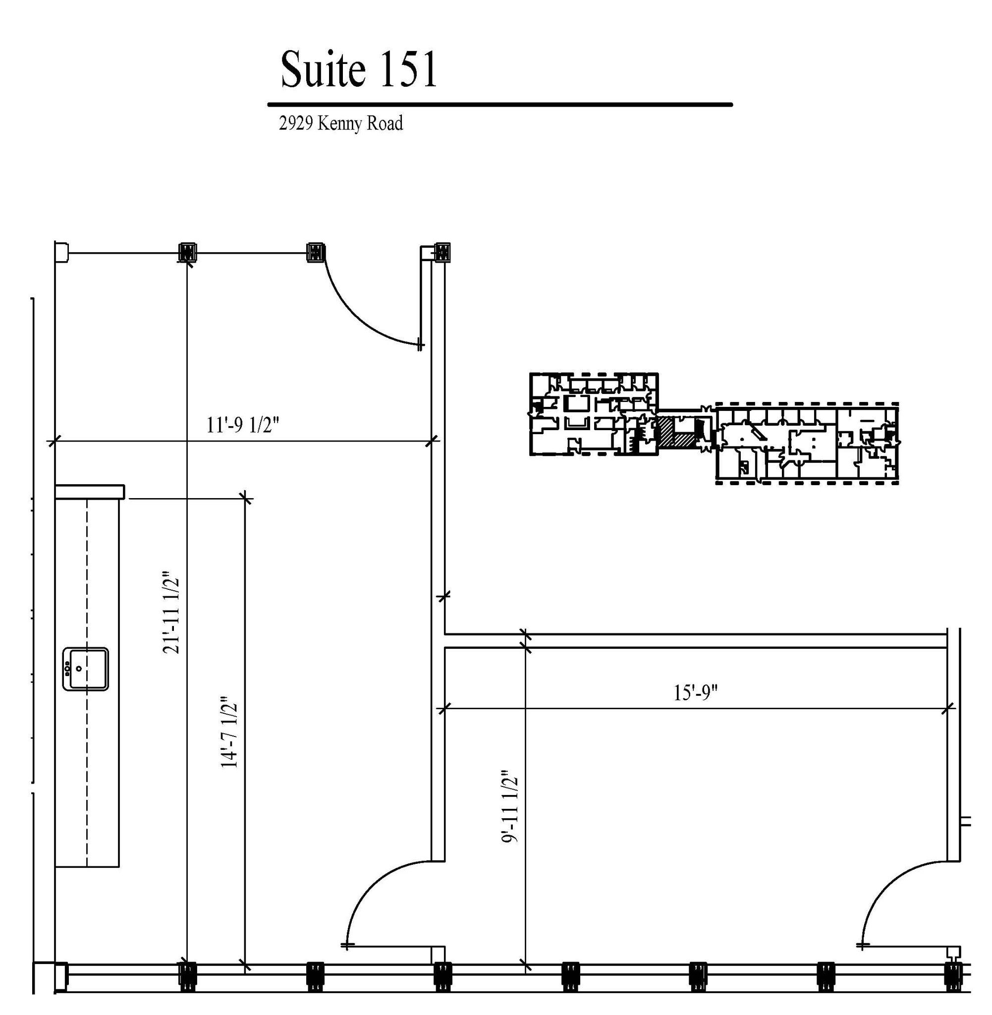 2929 Kenny Rd, Columbus, OH à louer Plan d’étage- Image 1 de 1