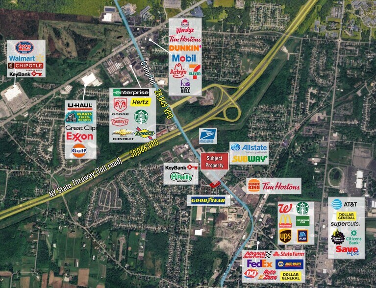 5556 Camp Rd, Hamburg, NY à vendre - Aérien - Image 3 de 3