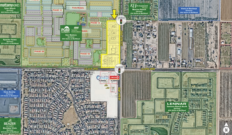 NW Watson Rd & Broadway, Buckeye, AZ for sale - Building Photo - Image 2 of 3