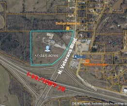 2255 Veterans, Tupelo, MS - Aérien  Vue de la carte - Image1