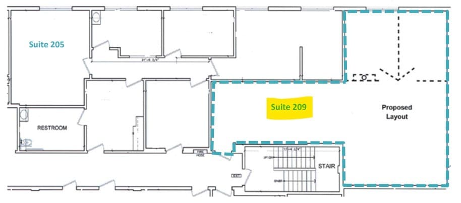 18740 Ventura Blvd, Tarzana, CA for lease Floor Plan- Image 1 of 1
