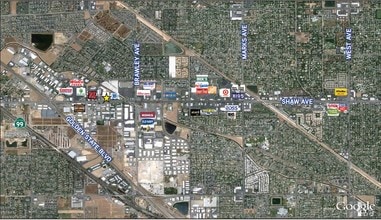 4222 W Shaw Ave, Fresno, CA - AERIAL  map view