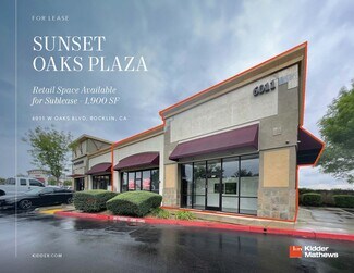 Plus de détails pour 6011 W Oaks Blvd, Rocklin, CA - Commerce de détail à louer