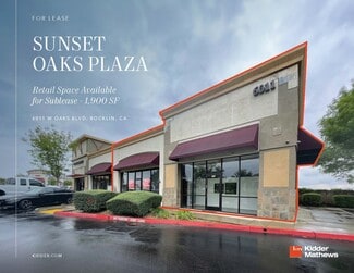 Plus de détails pour 6011 W Oaks Blvd, Rocklin, CA - Commerce de détail à louer