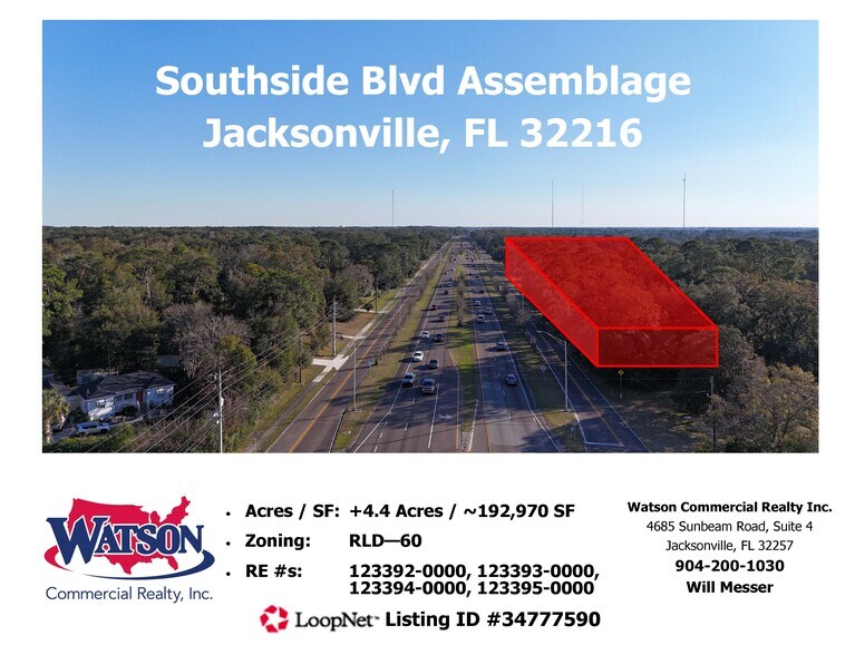2200 Southside Blvd, Jacksonville, FL à vendre - Aérien - Image 1 de 4