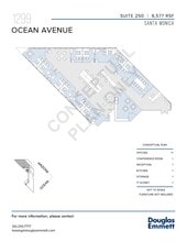 1299 Ocean Ave, Santa Monica, CA à louer Plan d’étage- Image 1 de 1