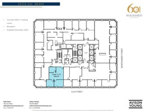 601 Montgomery St, San Francisco, CA for lease Floor Plan- Image 1 of 1