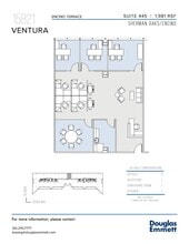 15821 Ventura Blvd, Encino, CA à louer Plan d’étage- Image 1 de 1