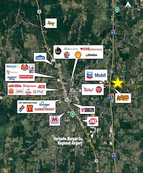 1901 Main St E, Hartselle, AL à vendre - Photo du bâtiment - Image 2 de 5