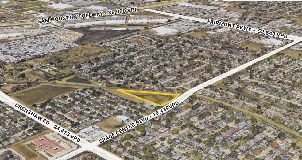 0 SPACE CENTER Blvd, Pasadena, TX à vendre - Aérien - Image 1 de 2