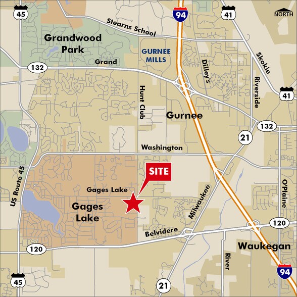 33588 Hunt Club Rd, Libertyville, IL à vendre - Photo du bâtiment - Image 2 de 2