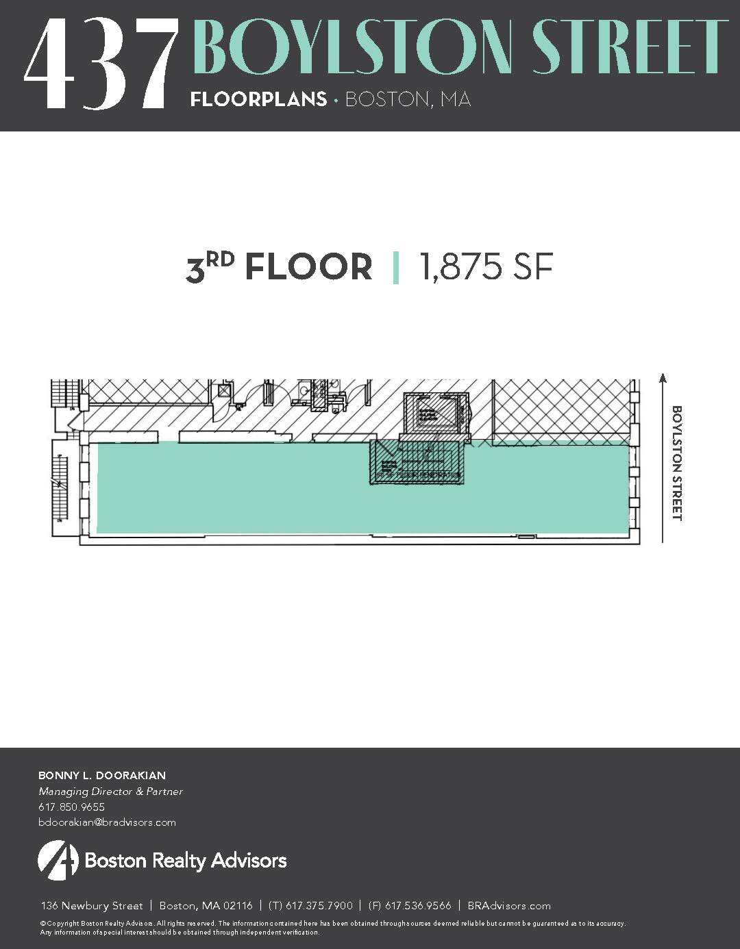 437 Boylston St, Boston, MA for lease Floor Plan- Image 1 of 1