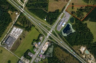 I-10 & US 129 Gateway Site, Live Oak, FL - Aérien Vue de la carte - Image1