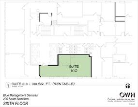 230 S Bemiston Ave, Clayton, MO à louer Plan de site- Image 1 de 1