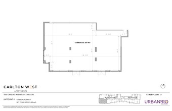 1655 Carling Ave, Ottawa, ON à louer Plan de site- Image 1 de 2