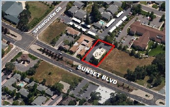 3300 Sunset Blvd, Rocklin, CA - aerial  map view