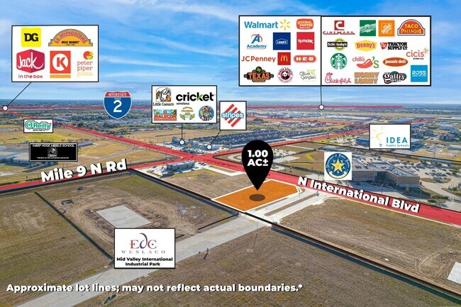 More details for 2620 N International Blvd, Weslaco, TX - Land for Lease