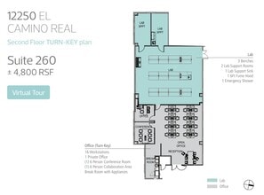 12250 El Camino Real, San Diego, CA à louer Plan d’étage- Image 1 de 1
