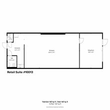 10005-10015 Grand Ave, Franklin Park, IL à louer Plan d’étage- Image 1 de 2