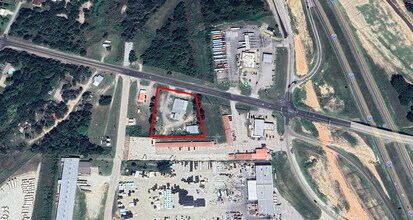105 FM 27 W, Fairfield, TX - Aérien Vue de la carte