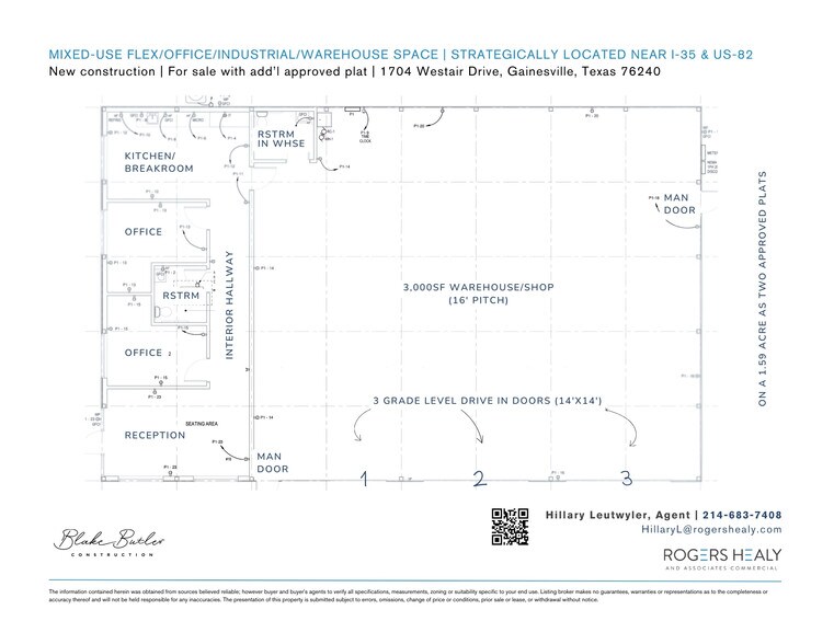 1704 Westair, Gainesville, TX à vendre - Plan d’étage - Image 2 de 32