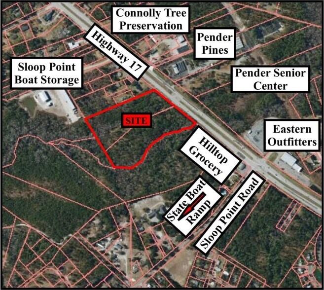 21100 Highway 17 Hwy, Hampstead, NC à vendre - Photo du bâtiment - Image 2 de 2