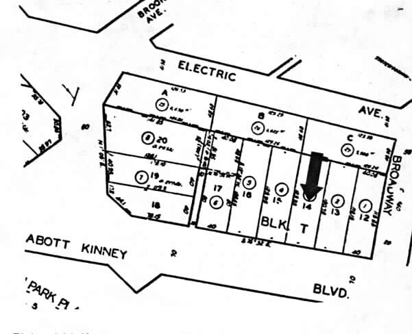 1009 Abbot Kinney Blvd, Venice, CA for lease - Plat Map - Image 2 of 8