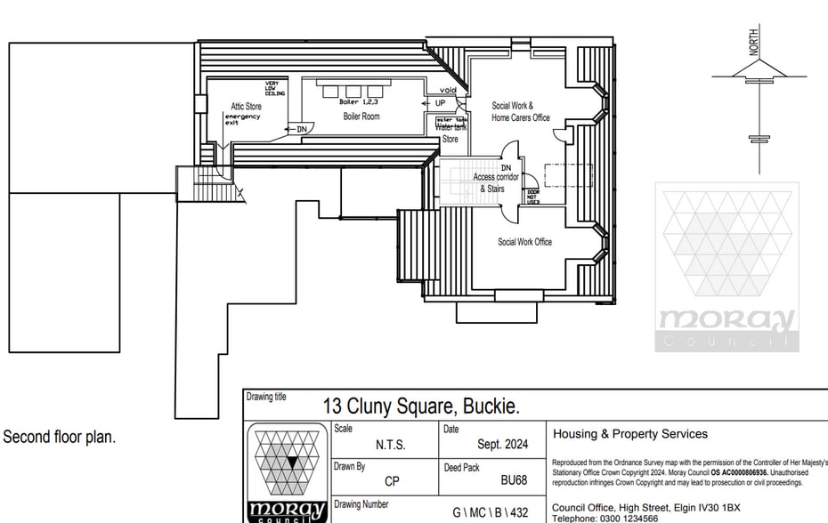 13 Cluny Sq, Buckie à vendre - Photo du bâtiment - Image 2 de 3