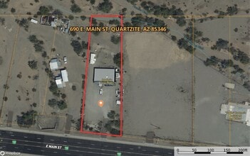 690 E Main St, Quartzsite, AZ - Aérien Vue de la carte