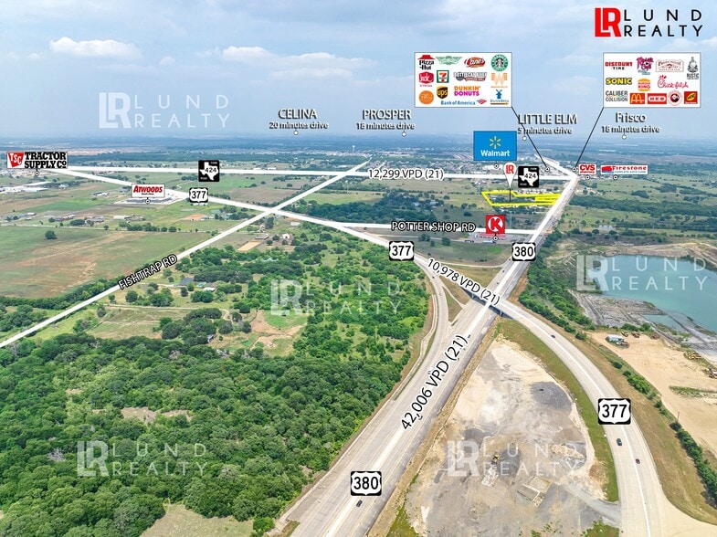 TBD 6.64 AC U.S. 380, Cross Roads, TX for sale - Building Photo - Image 2 of 5