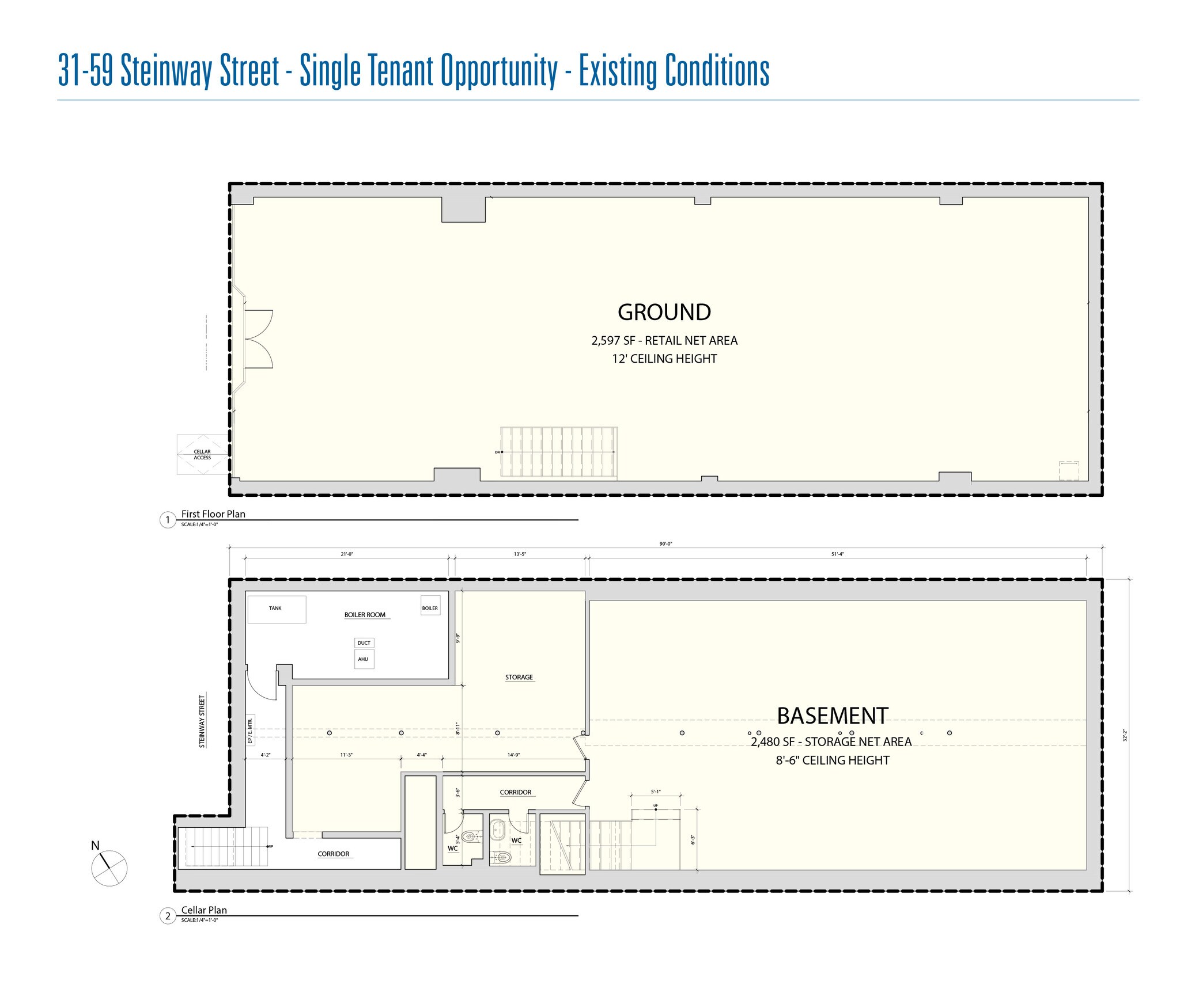 3159-3163 Steinway St, Astoria, NY à louer Plan d’étage- Image 1 de 1