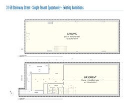 3159-3163 Steinway St, Astoria, NY à louer Plan d’étage- Image 1 de 1