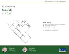 801 Warrenville Rd, Lisle, IL for lease Floor Plan- Image 1 of 1