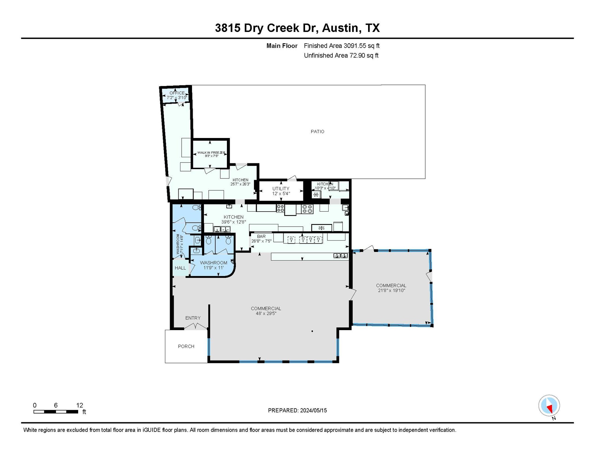 3815 Dry Creek Dr, Austin, TX for lease Floor Plan- Image 1 of 1