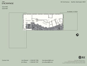 821 2nd Ave, Seattle, WA for lease Floor Plan- Image 1 of 1