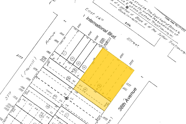 3751-3759 International Blvd, Oakland, CA for sale - Plat Map - Image 2 of 16